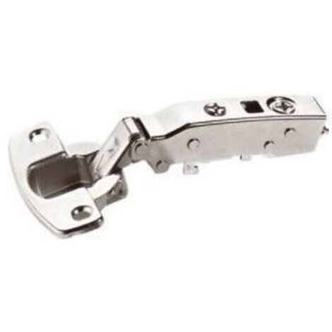 Charnière invisible ouverture 110° avec amortisseur SENSYS à visser semi-applique coudure 9,5 mm - HETTICH