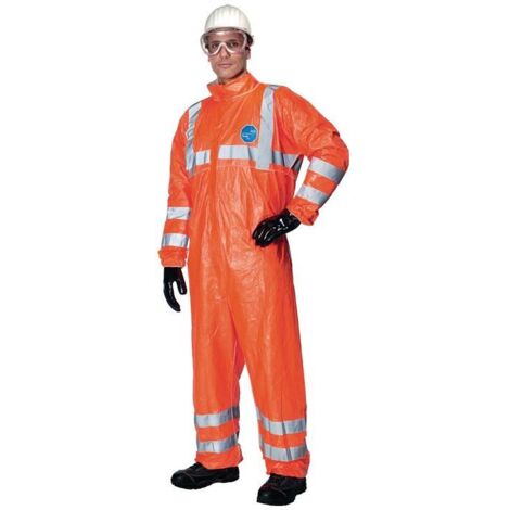 Vêtement de protection chimique Tyvek® 500 HV taille XXL orange catégorie EPI III (1/4)