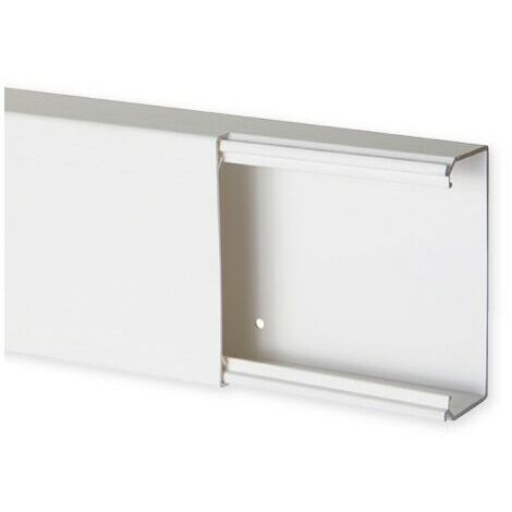 Goulotte de distribution non cloisonnable TA-E 100x40 1 compartiment blanche IBOCCO B00329