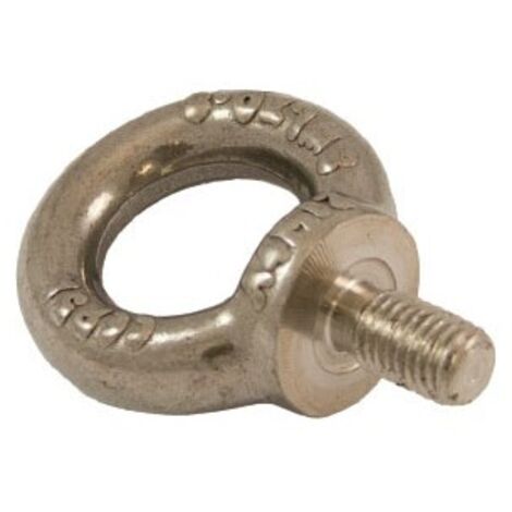 Anneau de levage mâle DIN 580 inox 180 à 3600 kg - Diamètre : 14mm