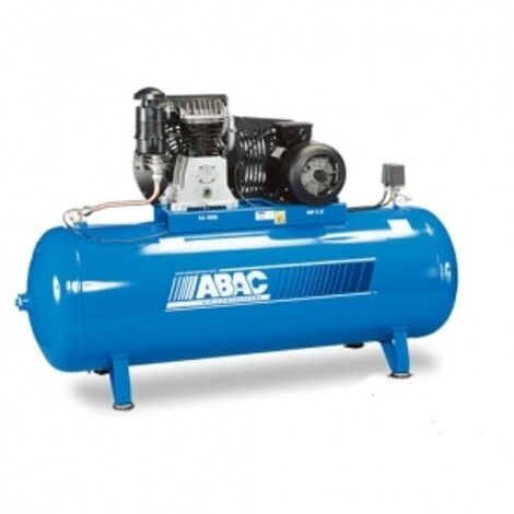 Compresseur d'air à piston B6000F/500 FT 7.5 - Capacité de cuve : 500 L - Débit : 41 m³/h - Pression : 11 bar - ABAC (1/3)