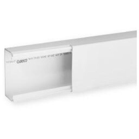 Goulotte de distribution TA-E non-cloisonnable - 2000 m - 80 x 40 mm - blanc pur - IBOCO