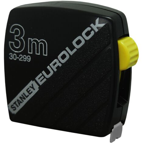 Mesure courte EUROLOCK 3 mètres x 12,7 mm - STANLEY