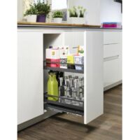 Kit de ferrure Dispensa Junior 3 - largeur caisson 300 mm - finition Anthracite - KESSEBÖHMER