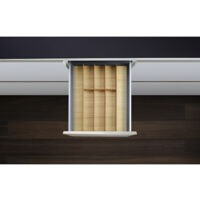 Set range-couverts LiniQ - pour tiroir largeur 500 à 600 mm - finition chêne clair - KESSEBÖHMER