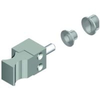 Verrou pêne applique pour coulissant aluminium 6218 - aluminium gris - LA CROISEE DS
