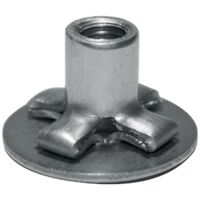 Écrous à sertir multi-serrage acier Gofix Étoilé Acpe étoilé en partie arrière tête plate filetage M6 boîte 200 pièces - DEGOMETAL