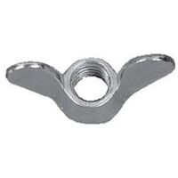 Écrous à oreilles acier zingué blanc, diamètre 12 mm, boîte de 25 écrous