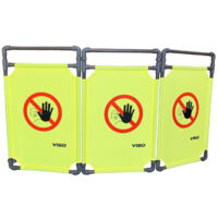 Barrière paravent 3 volets très légère 1700x1000mm VISO TRAVOLITE