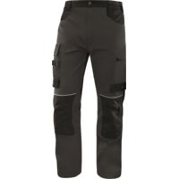 Pantalon de travail Delta Plus Mach 5, 3XL, 106/117cm Unisexe, Noir/Vert/Blanc/Jaune ( Prix pour 1 )