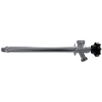 Watts – Robinet mural 25cm antigel 15x21-20x27 – Montage déporté pour purge automatique – Laiton nickelé pour chantiers humides