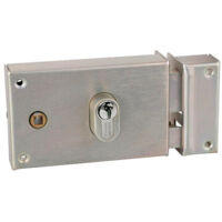 Serrure de portail 7417 7 MM - lanthane - gauche - VACHETTE
