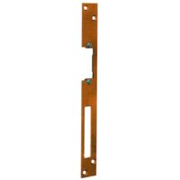 Têtière longue pour gâche électrique encastrée plate - 250 mm - universel - inox - EFF EFF