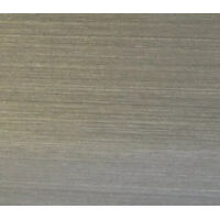 Seuil adhésivé extra plat Dinac - Largeur 25 mm. - Brossé titane - ép. 2 mm