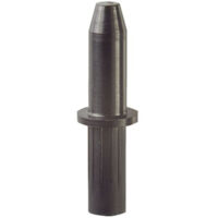 Axe amovible Ø 14 mm – Dimensions 43 + 34 mm – Finition composite noir – Pour gond de porte et de volet