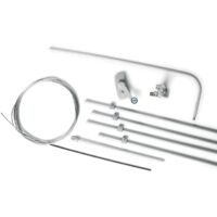 Ferme imposte à câble type Bravo kit liaison 3 m gris - ULTRAFLEX CONTROL SYSTEMS