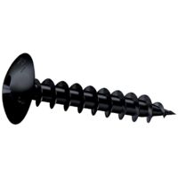 Vis de penture indémontable anti-vols avec une empreinte empêchant le dévissage acier zingué noir 6x50mm boîte de 100 p - STAFA TRADING