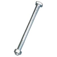 Boulon de charpente acier zingué tête carrée écrou hexagonal 18x225mm marquage CE boite de 25 pièces - STAFA TRADING