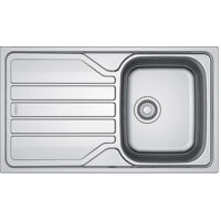 Évier à encastrer inox dekor FLN 611 1 cuve 1 égouttoir 860 x 500 mm - FRANKE FRANCE S.A.S