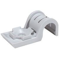 Spit – Embase P-Clip plastique pour fixation câbles 16 mm – Boîte de 100 unités – Fixation robuste pour câbles souples