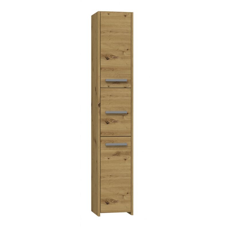 VERONA - Armoire de salle de bains - 170x30x30 cm - Colonne salle de bains - Mobilier salle de bains toilette - Aspect bois