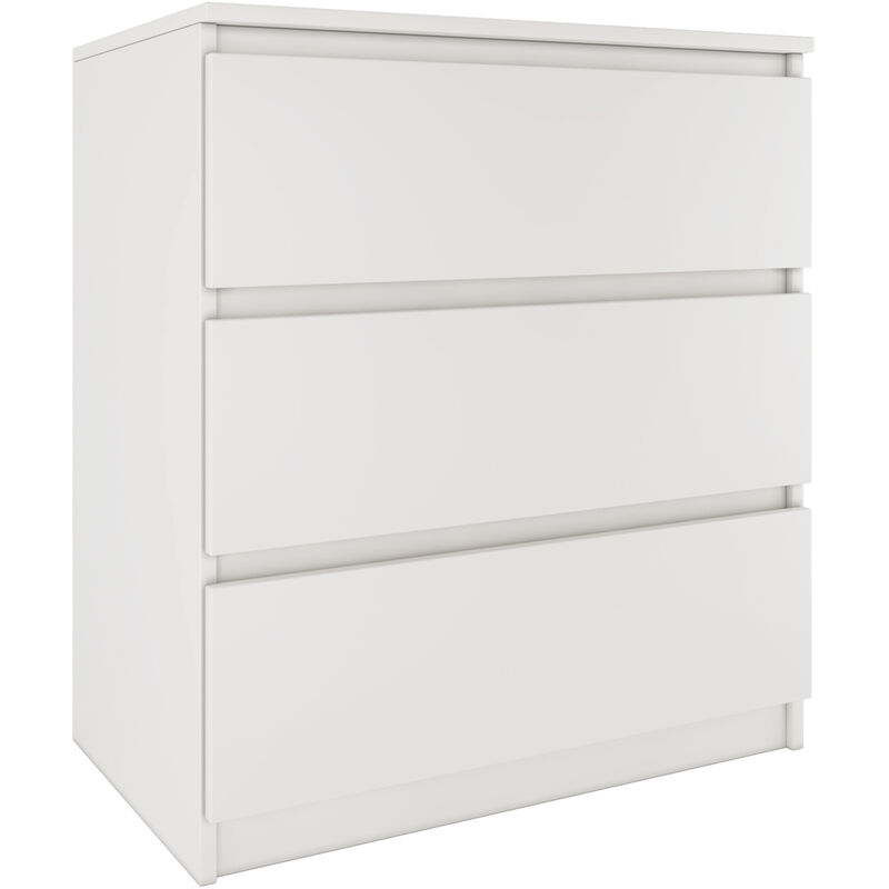 WEBER INDUSTRIES Meuble Rangement Sous Pente Alix - H.100 X L.100 X P.50 Cm Blanc - Idéal Combles Et Escalier