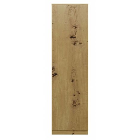 Hucoco – Armoire simple scandinave 50x50x180 – 1 porte – Panneau laminé résistant aux rayures et à l'humidité – Dressing