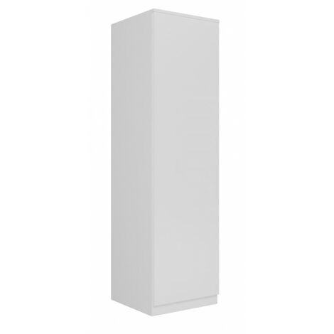 Hucoco – Armoire simple scandinave 50x50x180 – 1 porte – Panneau laminé résistant aux rayures et à l'humidité – Dressing