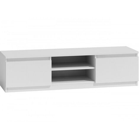 Hucoco – Meuble TV moderne 140 cm – Largeur 140 cm – Profondeur 40 cm – Hauteur 36 cm – Matériaux de haute qualité – Pour téléviseurs jusqu'à 55 pouces