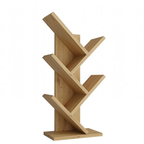 VIVIE - 4 étagères inclinées - 61x26.5x15.5 cm - Rangement livres (1/5)