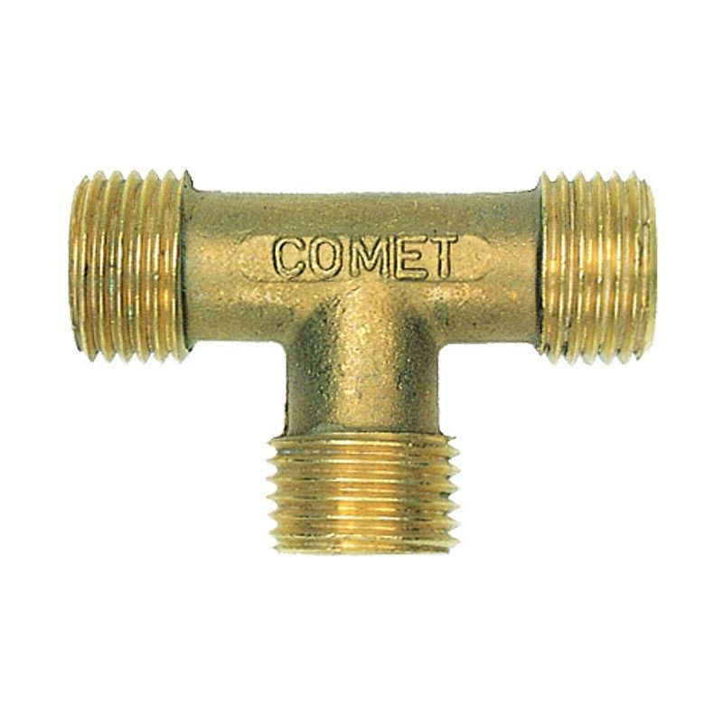 Croce 4 Modi Tubo Di Raccordo In Ottone Accoppiatore Connettore - Foto 3