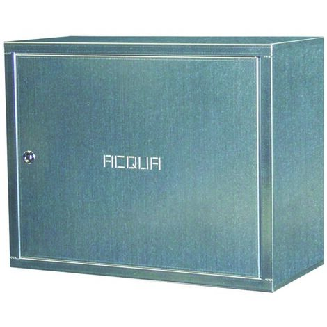 Cassetta contenitore per acqua coibentata in zinco, H40 x L50 x P24 cm
