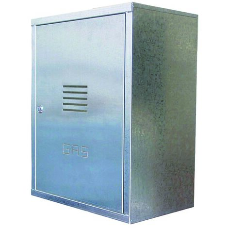 Cassetta contatore gas in lamiera zincata h60 l45 p24