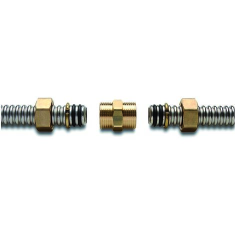 Bradas BR-2034 Raccordo In Ottone 3/4" - Adattatore Per Tubo Flessibile E Attacco Rapido - 2