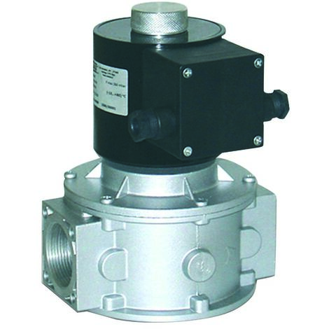 Elettrovalvola Gas A Riarmo Manuale Normalmente Aperta – 500 Mbar, Attacco 1″1/2, Corpo In Alluminio, IP65, Chiusura <1s, Per Metano E GPL
