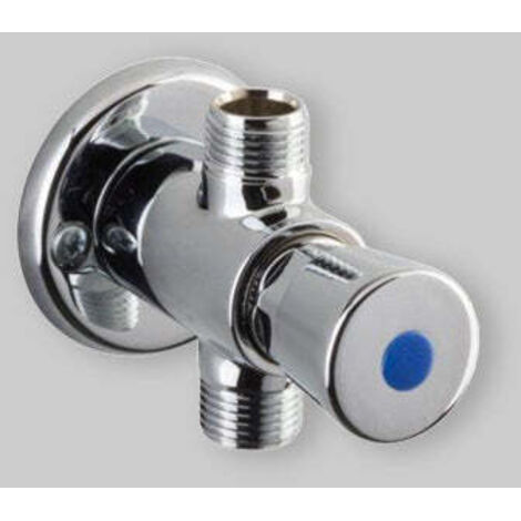 Rubinetto temporizzato per doccia 15 sec Serie MODERN Idral 08130/E  Cromato - Ottone