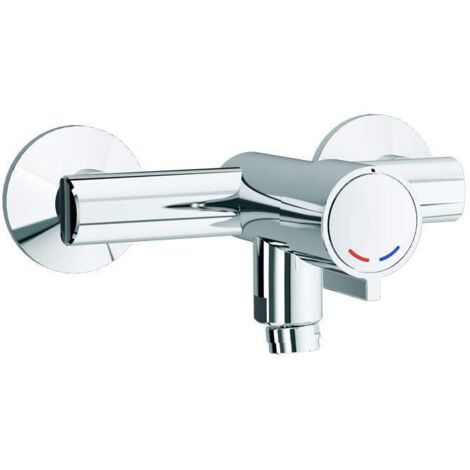 Miscelatore lavabo/lavello temporizzato con installazione a parete Idral Minimal 08136  Cromo