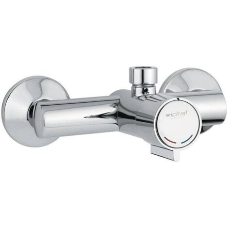Miscelatore temporizzato per doccia 15 sec Serie MINIMAL Idral 08132  Cromato - Ottone