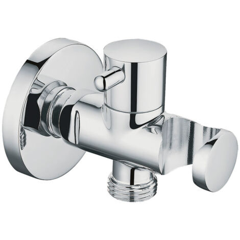 Valvola Di Arresto Doccia CIENCIA - Ottone Cromato - 1/2 Pollice - Per Risparmio Idrico - Foto 3