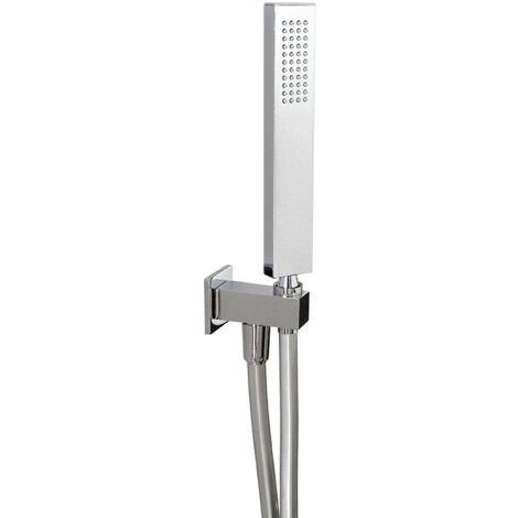 Kit doccia duplex square kit doccia duplex square-fless.steel-abs con doccetta in abs cromato