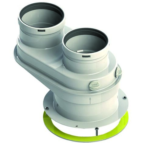 Sdoppiatore Fumi Monoblocco Per Caldaia Baxi Tiraggio Forzato (KHG71413621) - Ricambio Originale - Foto 5