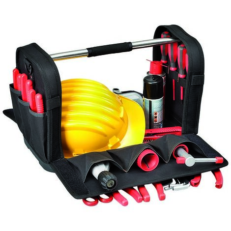 Borsa Per Attrezzi Elettricista - Nylon 600D, 9 Tasche, Da Appendere Alla Vita Per Lavoro Pratico - Foto 2