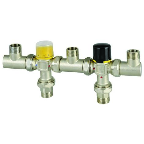 Kit collegamento solare/caldaia con integrazione termica kit termostatito colleg.solare/caldaia dn20-3/4"m x piccole utenze 35lt