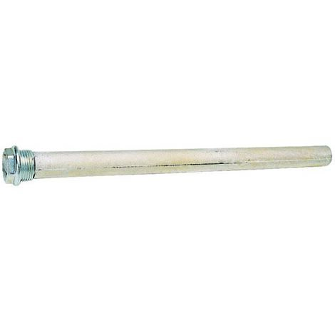 Anodo al magnesio per scaldabagno con ghiera anodo al magnesio d.21,3x500 m8 t 3/4"