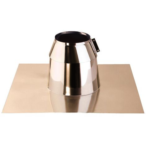 Raccordo inox 6 decimi aisi 304 da f 140 a f variabile, diametro 100mm Raccordo inox 6 decimi aisi 304 da f 140 a f variabile, diametro 100mm