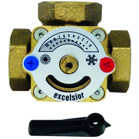 Valvola Miscelatrice A 4 Vie Motorizzabile Serie 2000 - Per Impianti Riscaldamento