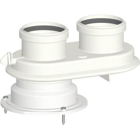 Kit D'évacuation Fumée Inox Double Paroi - Diamètre Intérieur 80 Mm / Extérieur 130 Mm