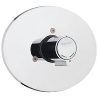 Miscelatore temporizzato per doccia ad incasso con scatola di protezione e sistema anti-ristagno Serie MINIMAL Idral TMIM4-04000 Cromato - Ottone