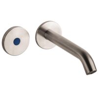 Rubinetto elettronico da incasso in AISI316L per lavabo con alimentazione a batteria Serie INOX Idral I84N2-00000 Acciaio inox