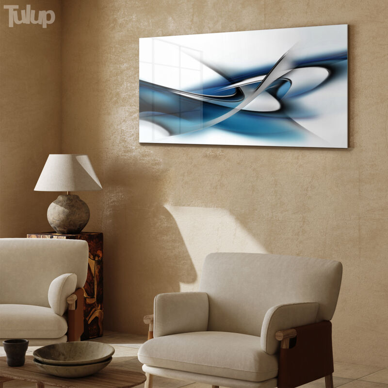 Tableau Image Impression sous verre 140x70 Paysage Pont Mer